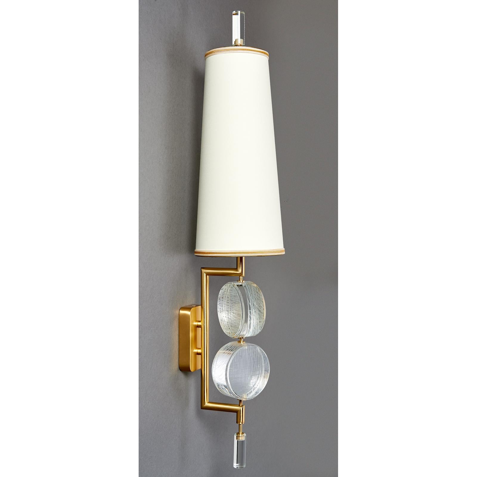 Pair of Stunning Glass Bottoni Sconces by Roberto Rida, 2018 2