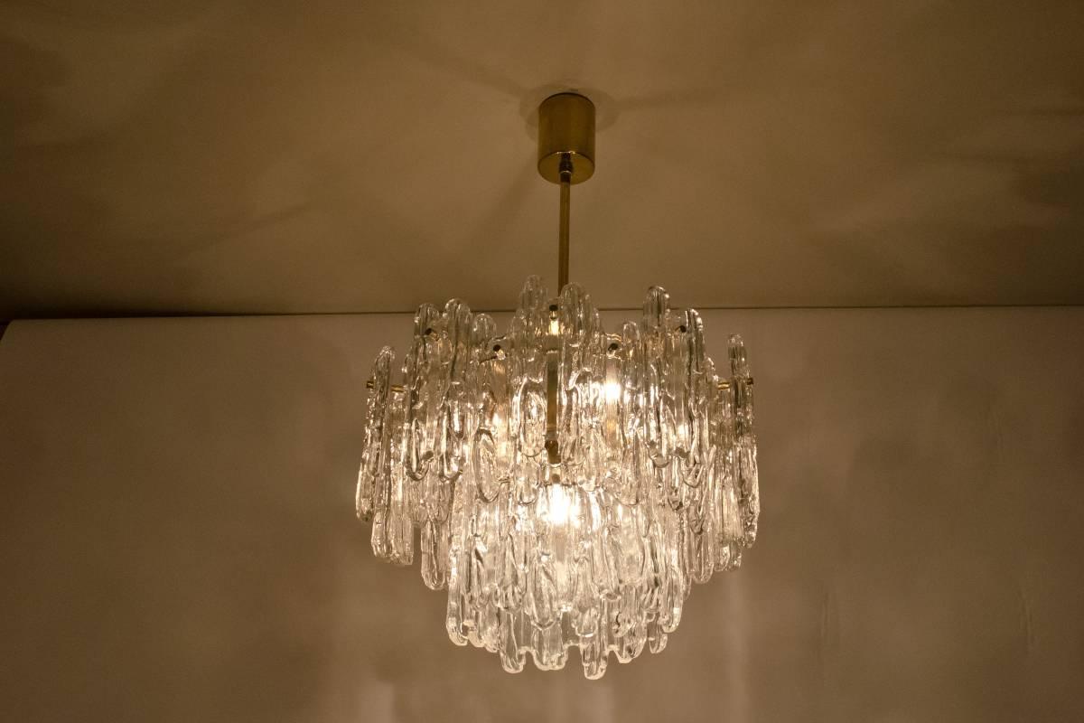 Pair of Stunning Kinkeldey Chandeliers, 1970 For Sale 1