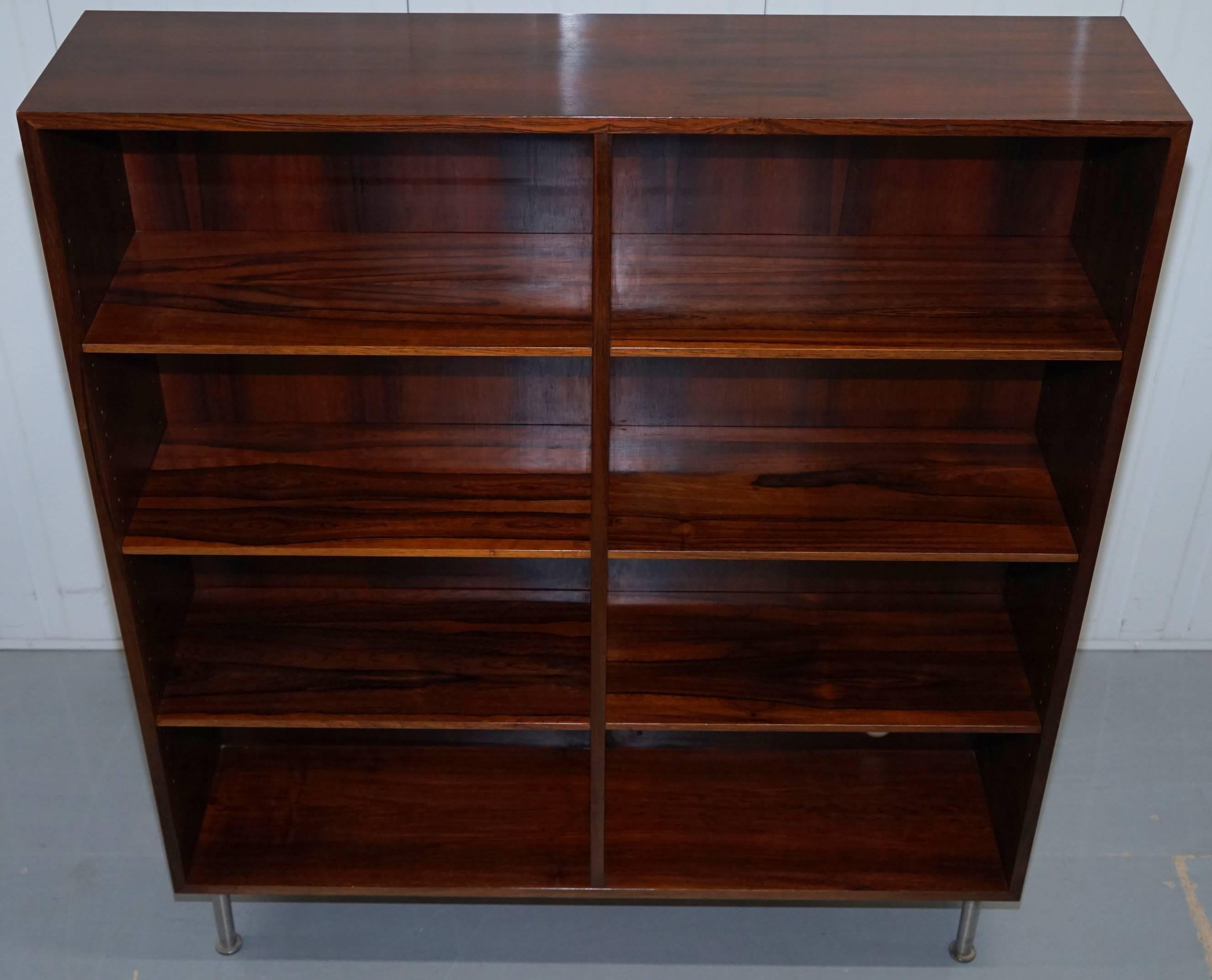 Pair of Stunning Omann Jun Mobelfabrik Mid-Century Modern Wood Bookcases 4