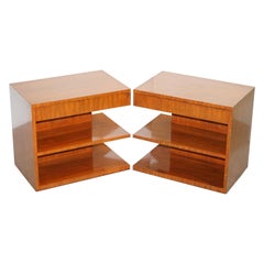 Pair of Stunning Ralph Lauren Modern Hollywood Nightstands Bedside Tables