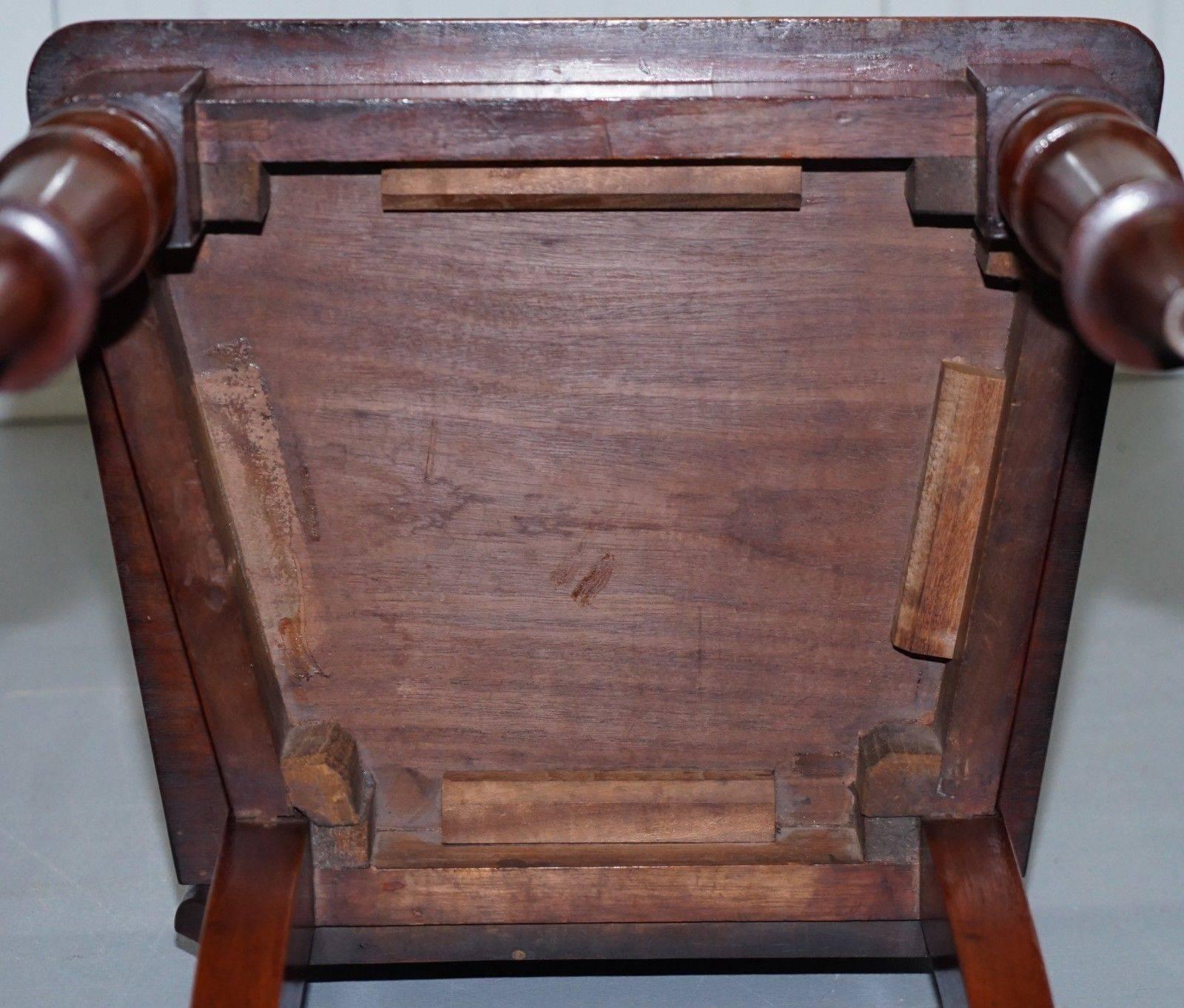 Pair of Stunning Regency Mahogany circa 1830 Shield Back Hall Chairs Nice Patina 4