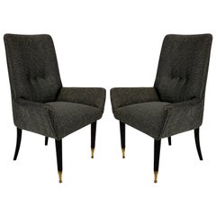 Pair of Stylish Italian Bedroom Chairs