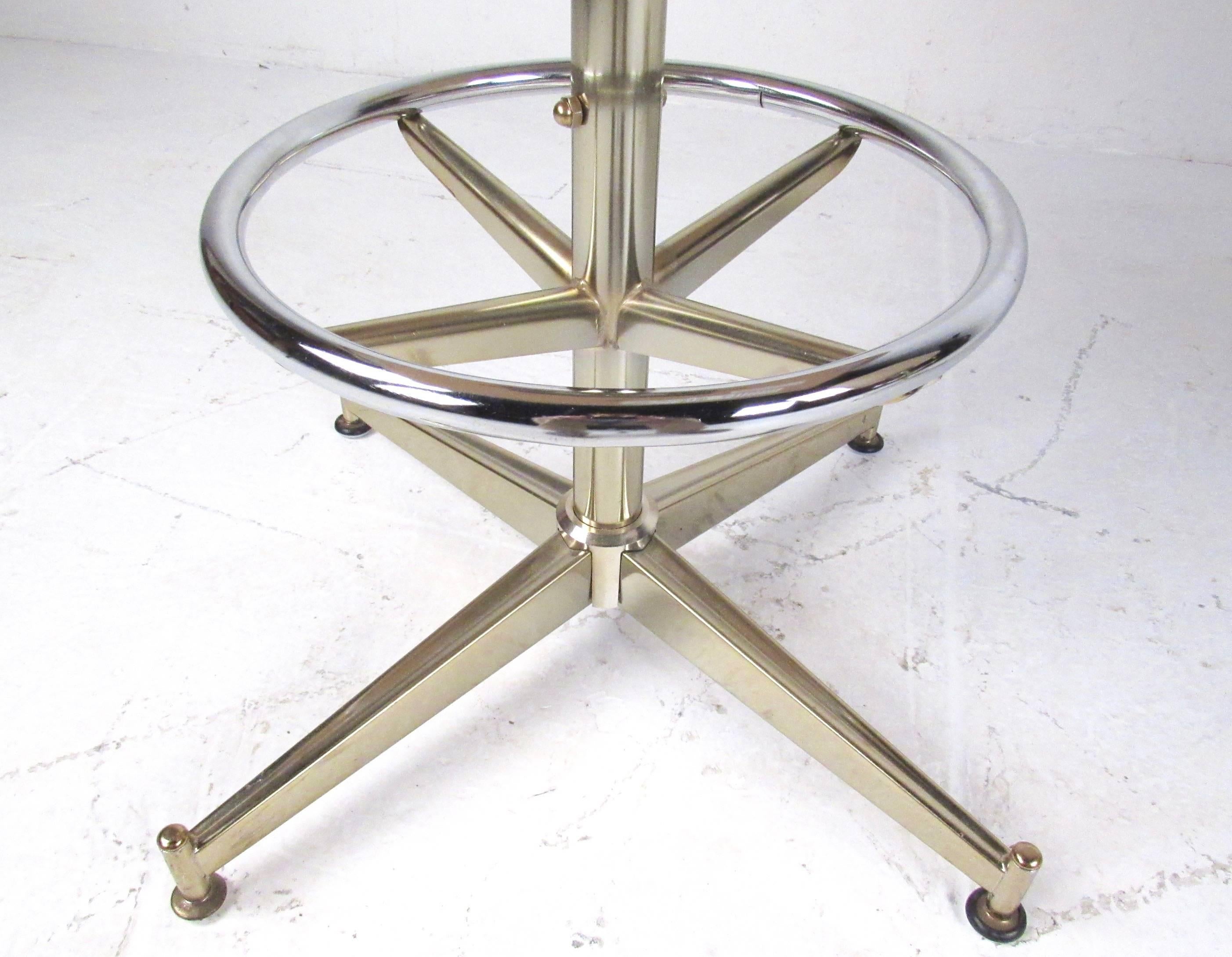 Pair of Stylish Modern Barstools by Daystrom 4