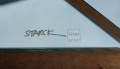 Pair of Sublime Designer Philippe Starck Fiam Caadre Wall Mirrors Square