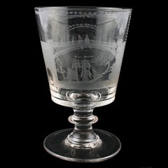 Pair of 'Sunderland Bridge' Rummers