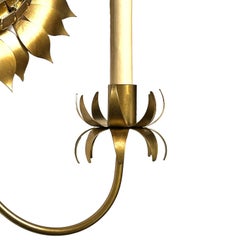 Pair of Sunflower Shaped Sconces