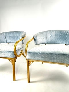 Pair of Super Chic Lounge Chairs by Robert Van Koert Cymbal Line