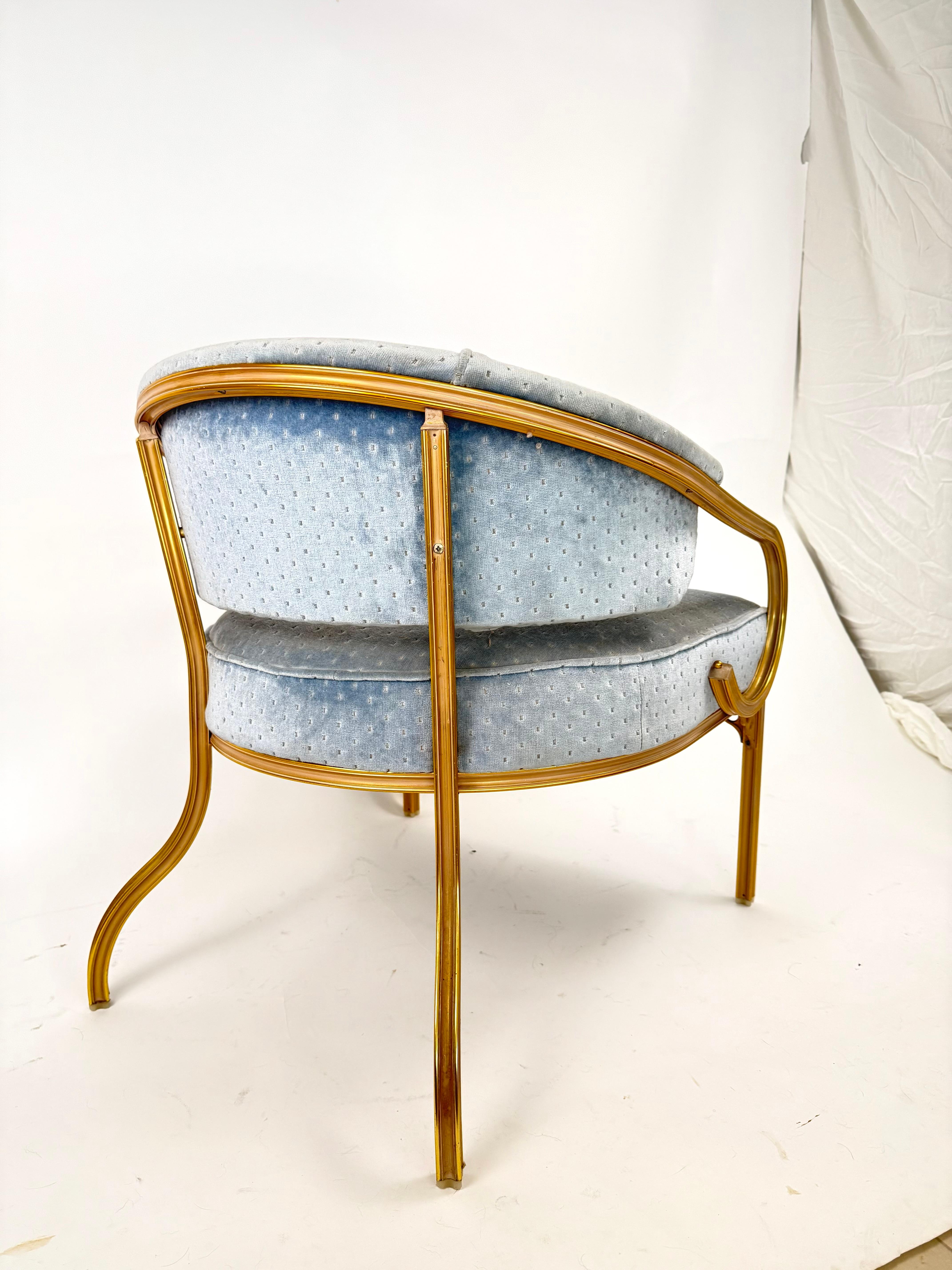 Pair of Super Chic Lounge Chairs by Robert Van Koert Cymbal Line For Sale 2