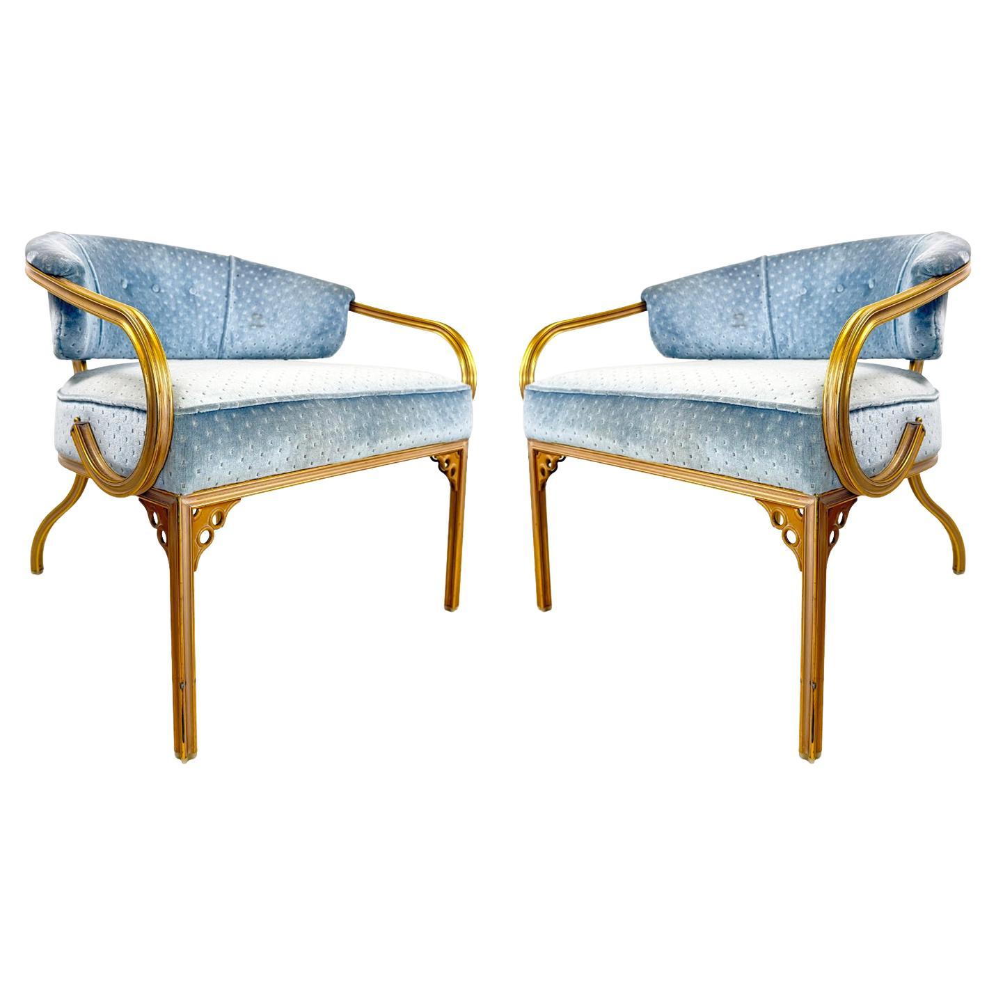 Pair of Super Chic Lounge Chairs by Robert Van Koert Cymbal Line