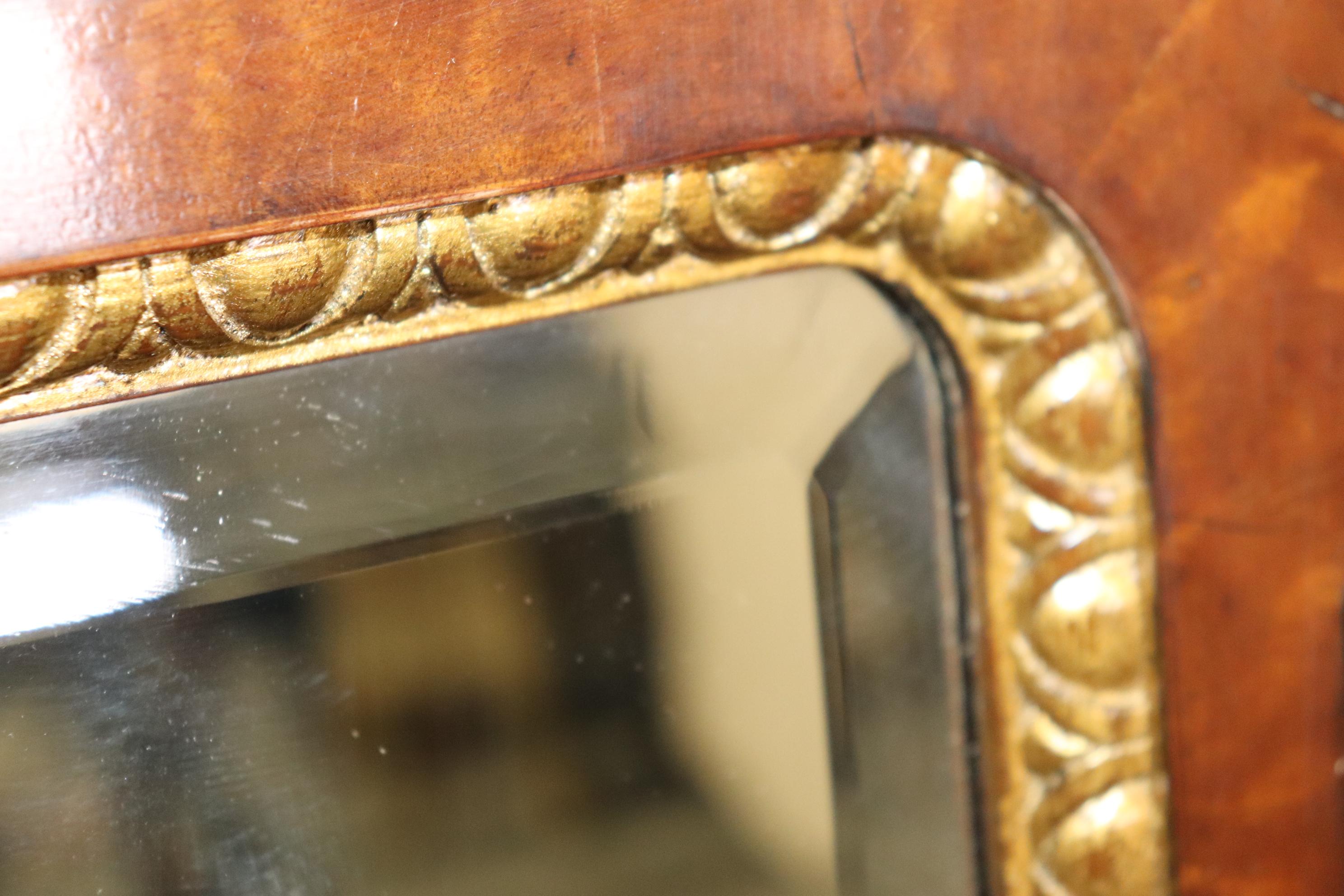 Pair of Superb Federal Style Gilded Georgian Mahogany Wall Mirrors  4