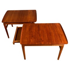 Pair of Superb Midcentury Peter Hvidt & Orla Mølgaard-Nielsen Tables