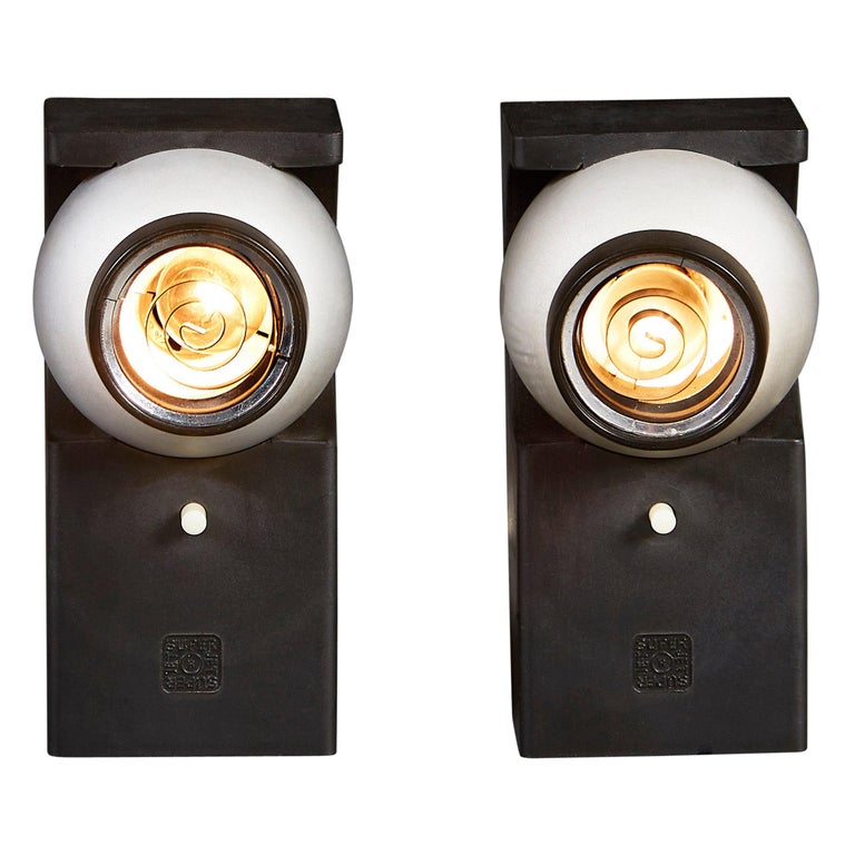 Pair of Superjet Spotlights by Robert Heritage, Concord Lighting ...