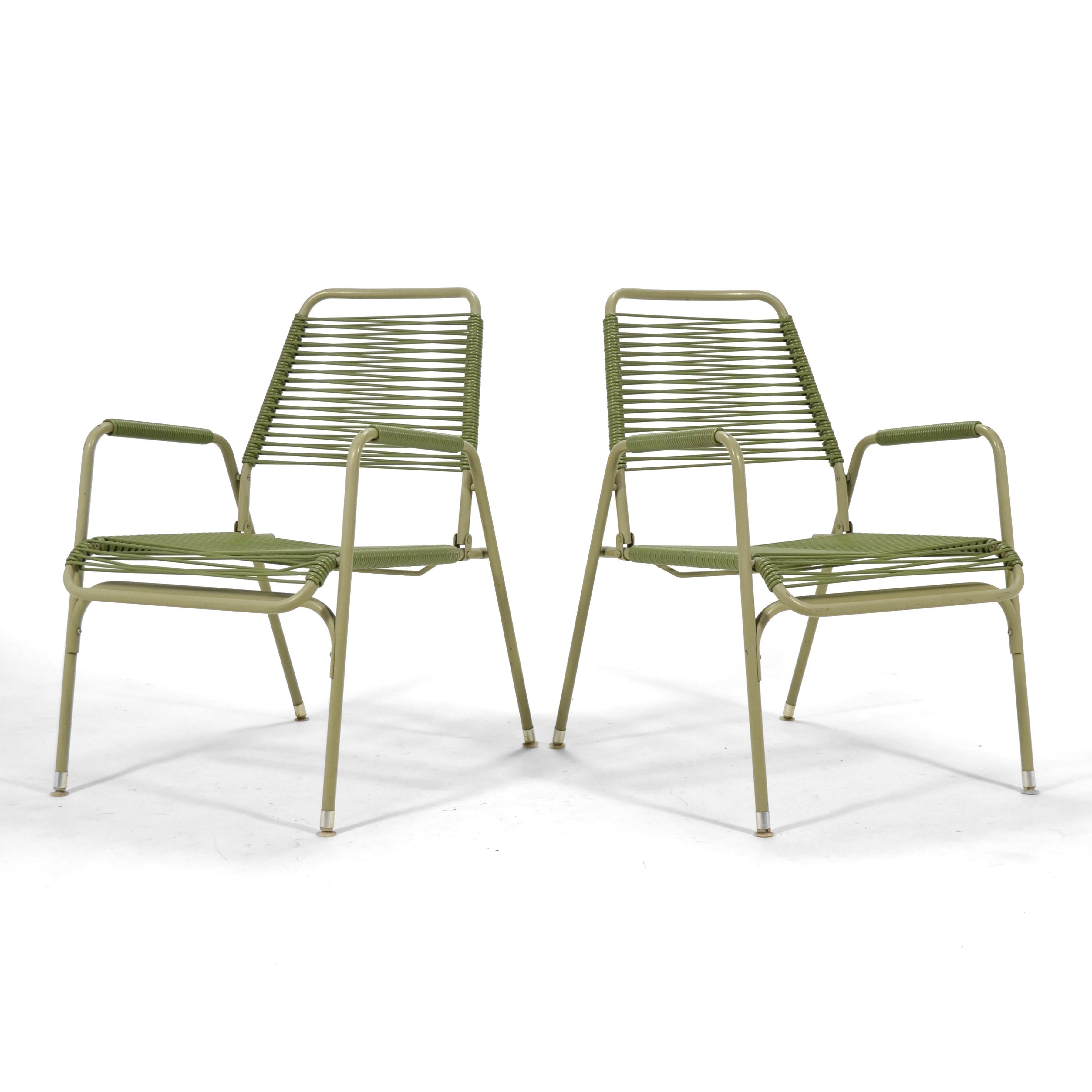 These handsome green chairs by Surfline are not just stylish, they are also very comfortable. With lightweight tubluar frames and nylon strung seats, they are easy to move and enhance any outdoor space.

31.5