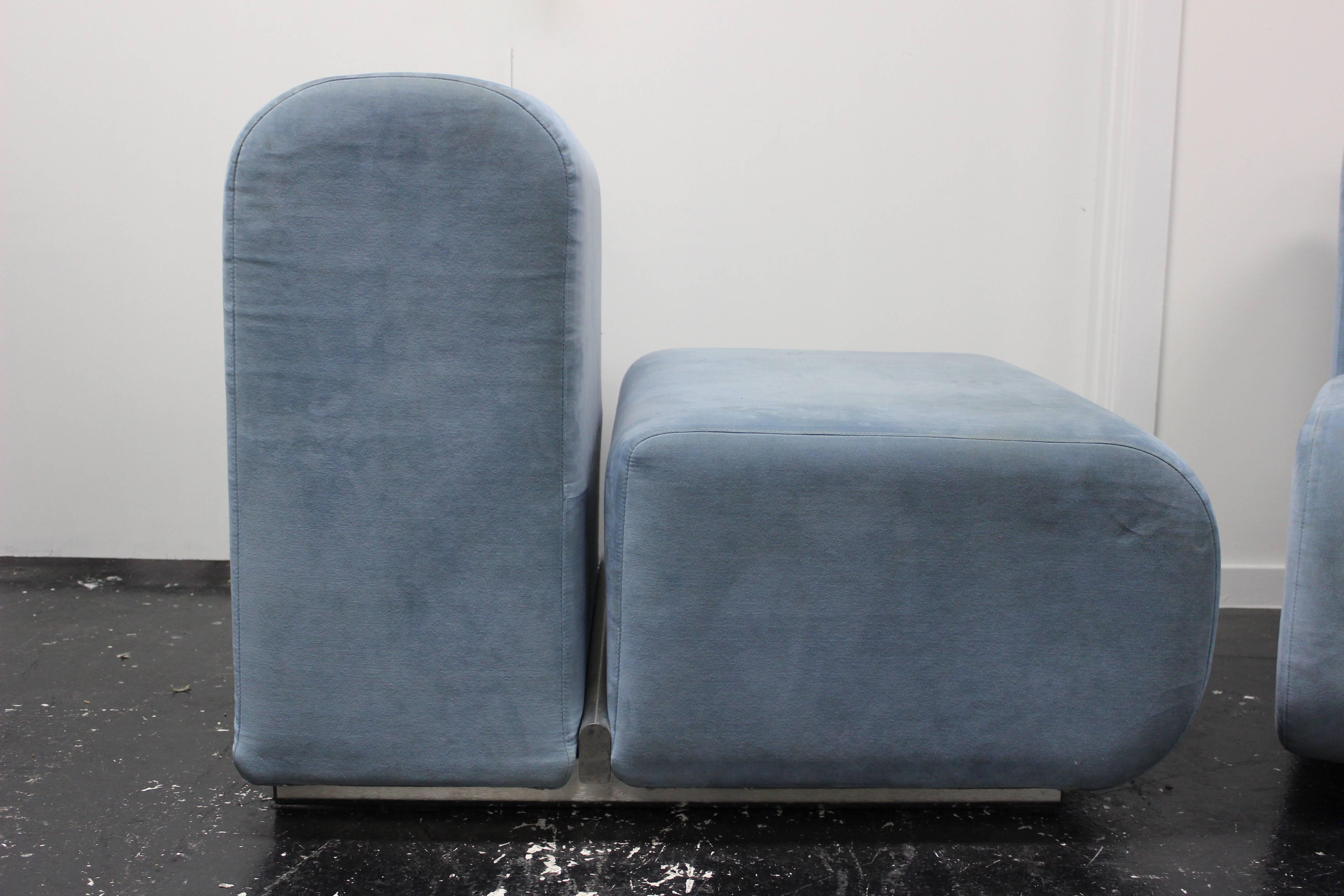 Mid-20th Century Pair of Suzanne Lounge Chairs by Kazuhide Takahama for Knoll