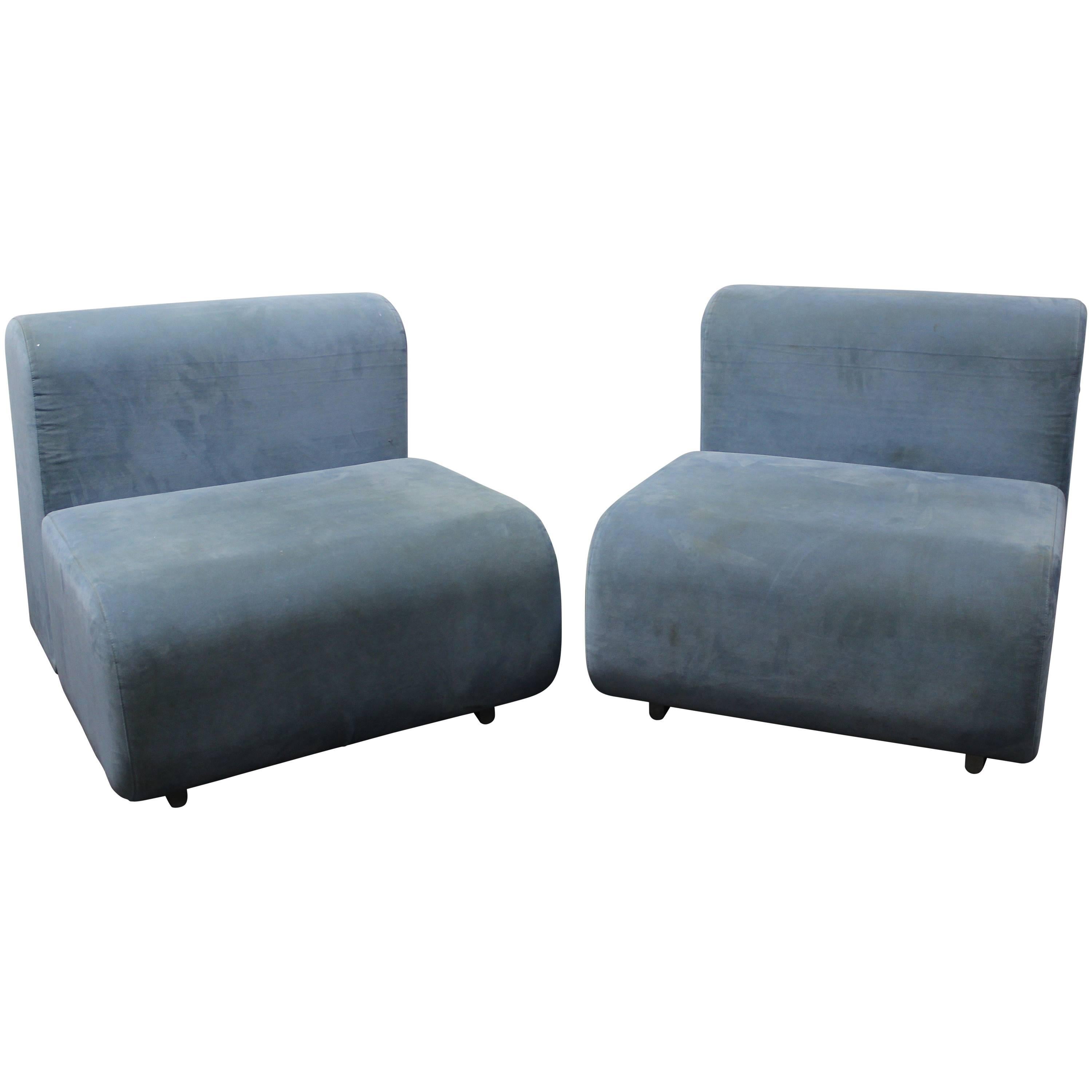 Pair of Suzanne Lounge Chairs by Kazuhide Takahama for Knoll