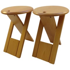Pair of Suzy Stools, Designed 1984-1985 by Adrian Reed for Princes Design Works
