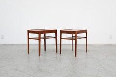Pair of Sven Engstrom & Gunnar Myrstrand "Dixi" Teak Side Tables for Tingstroms