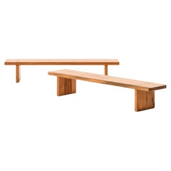 Paire de bancs « Pine » de Sven Larsson, années 1970