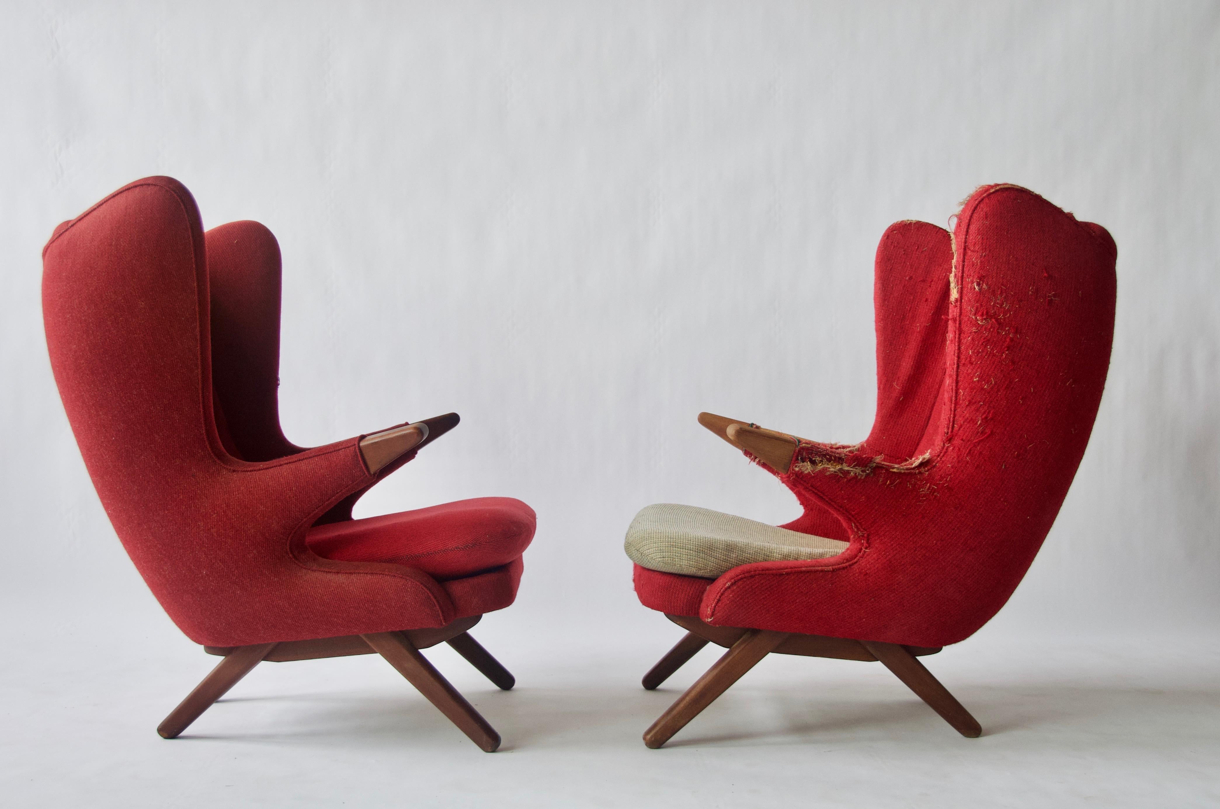 Pair of Sven Skipper lounge chairs.