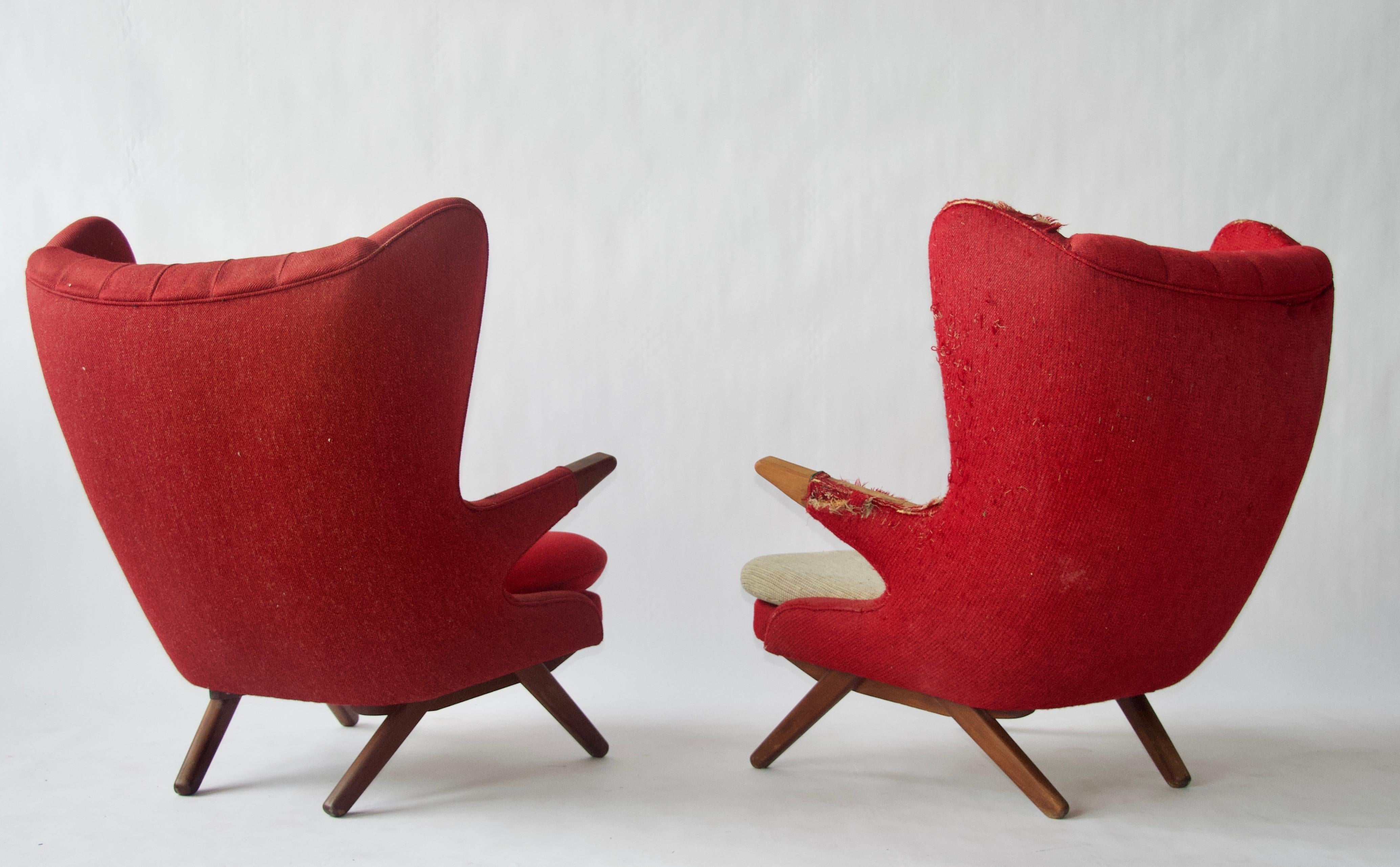Scandinavian Modern Pair of Sven Skipper Lounge Chairs