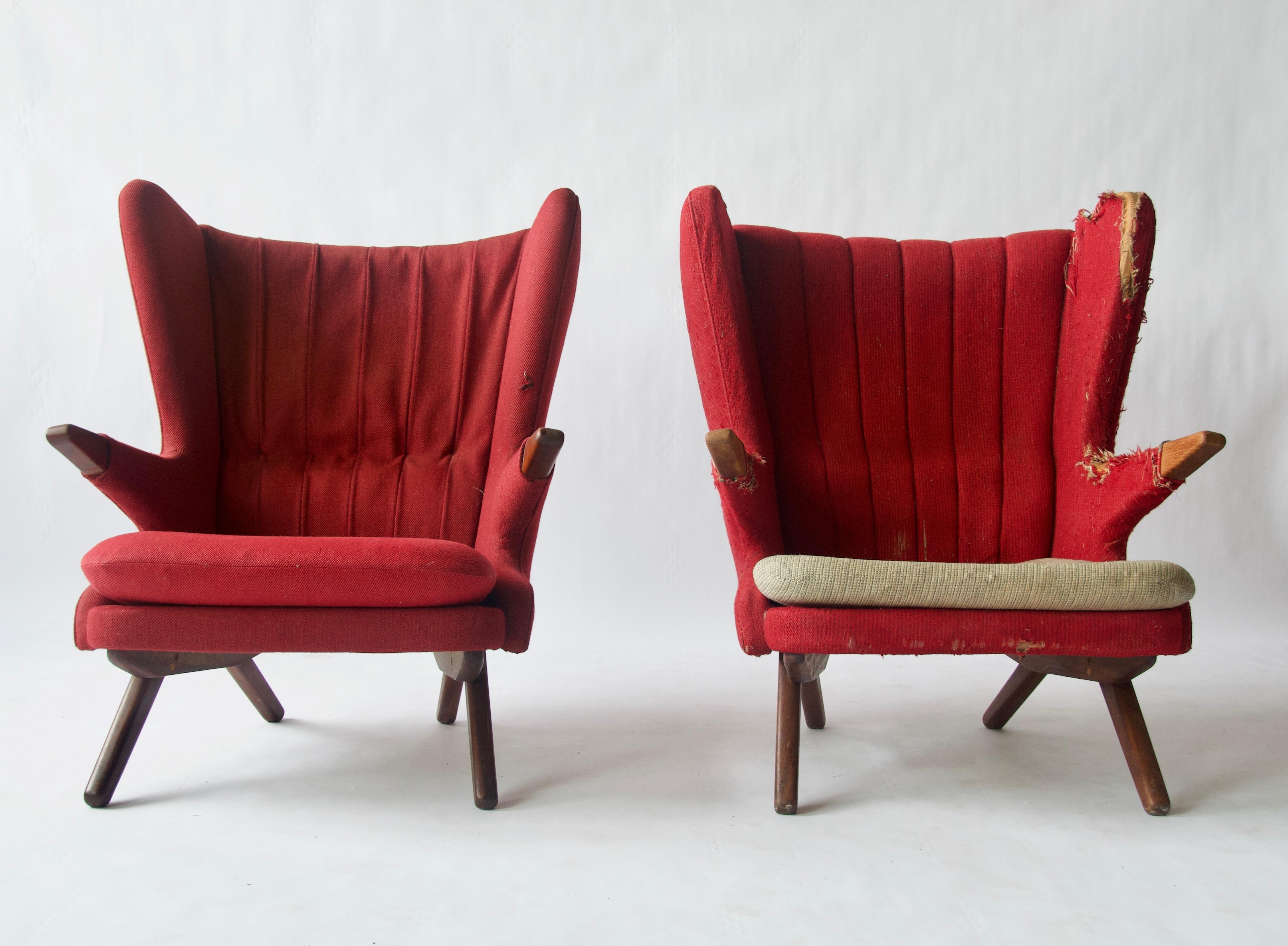Danish Pair of Sven Skipper Lounge Chairs