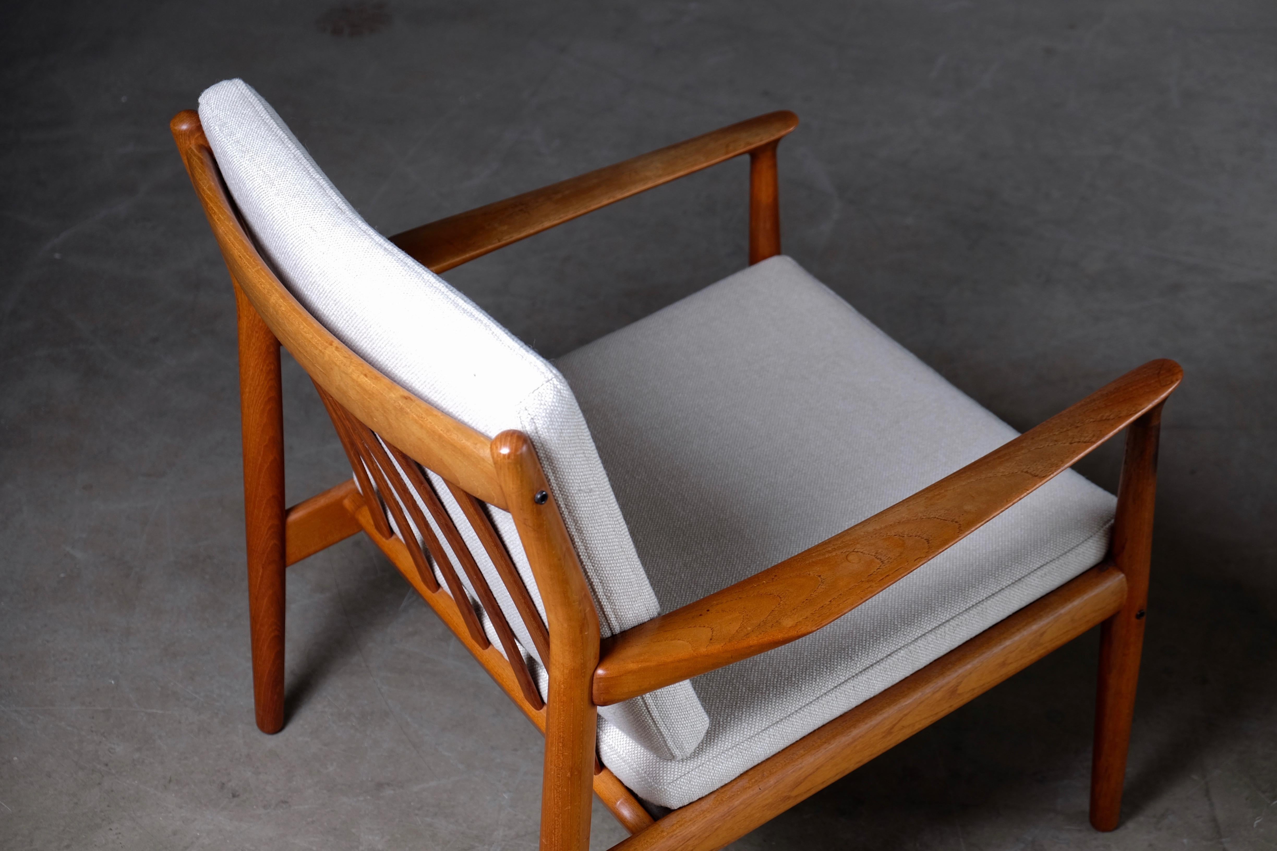 Pair of Svend Aage Eriksen Easy Chairs, Denmark, 1960s 2