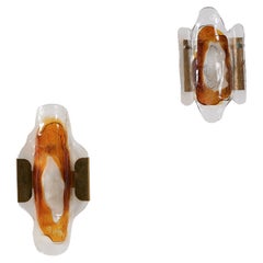 Paire d'appliques en verre Svend Aage