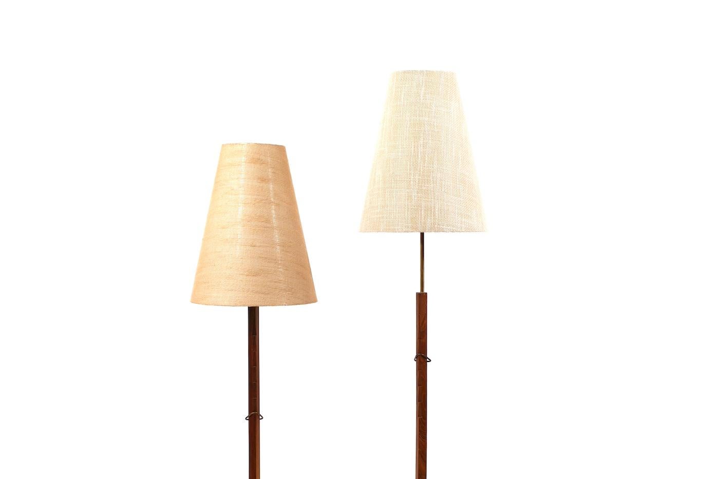 20th Century Pair of Svend Aage Holm Sørensen Floor Lamps 1950s / Setprice For Sale
