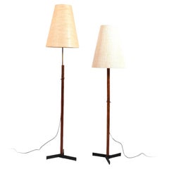 Vintage Pair of Svend Aage Holm Sørensen Floor Lamps 1950s / Setprice
