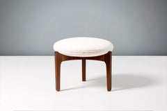 Pair of Svend Ellekaer 1950s Ottomans