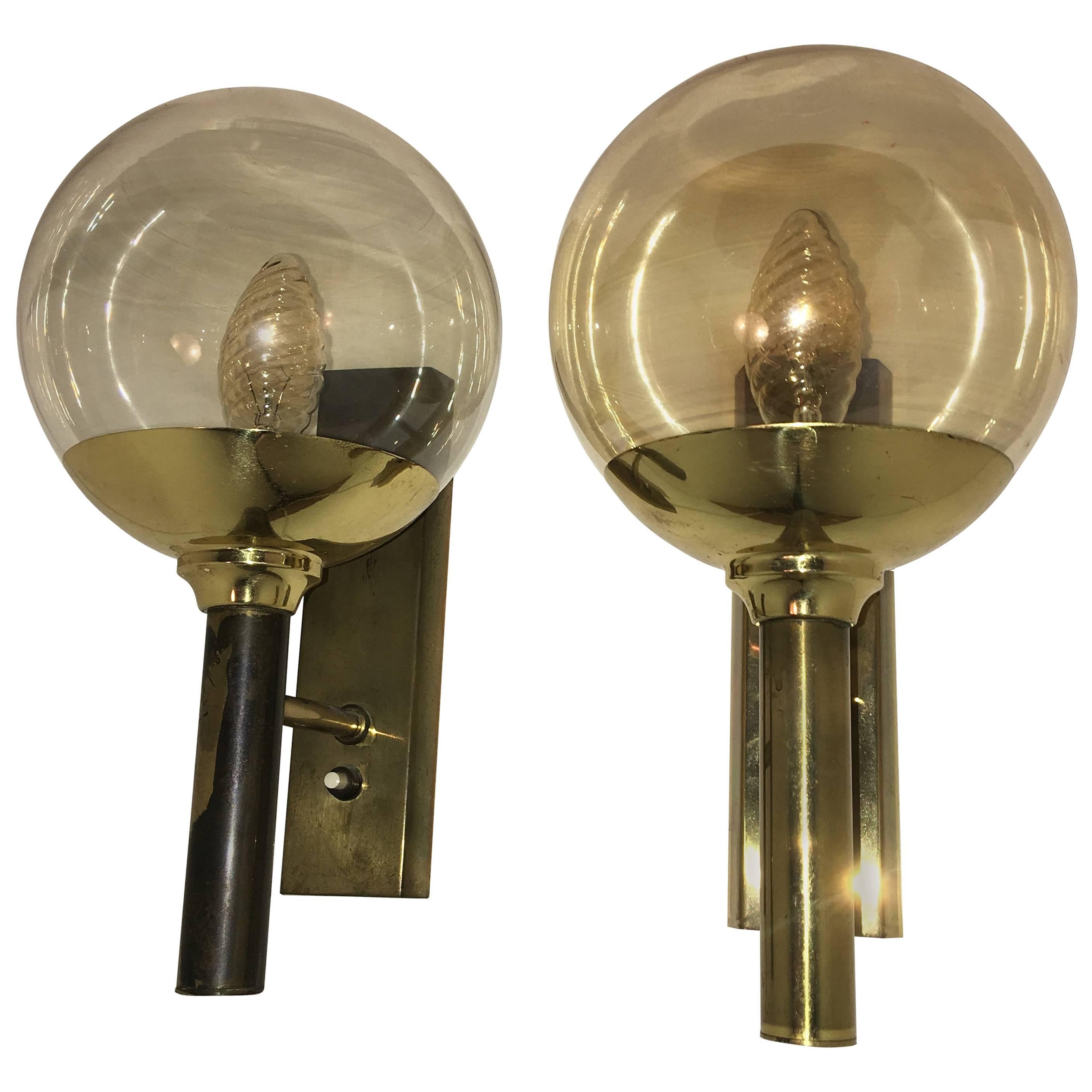 Pair of Svend Mejlstrom Sconces by Mejlstrom Belysning of Norway For Sale