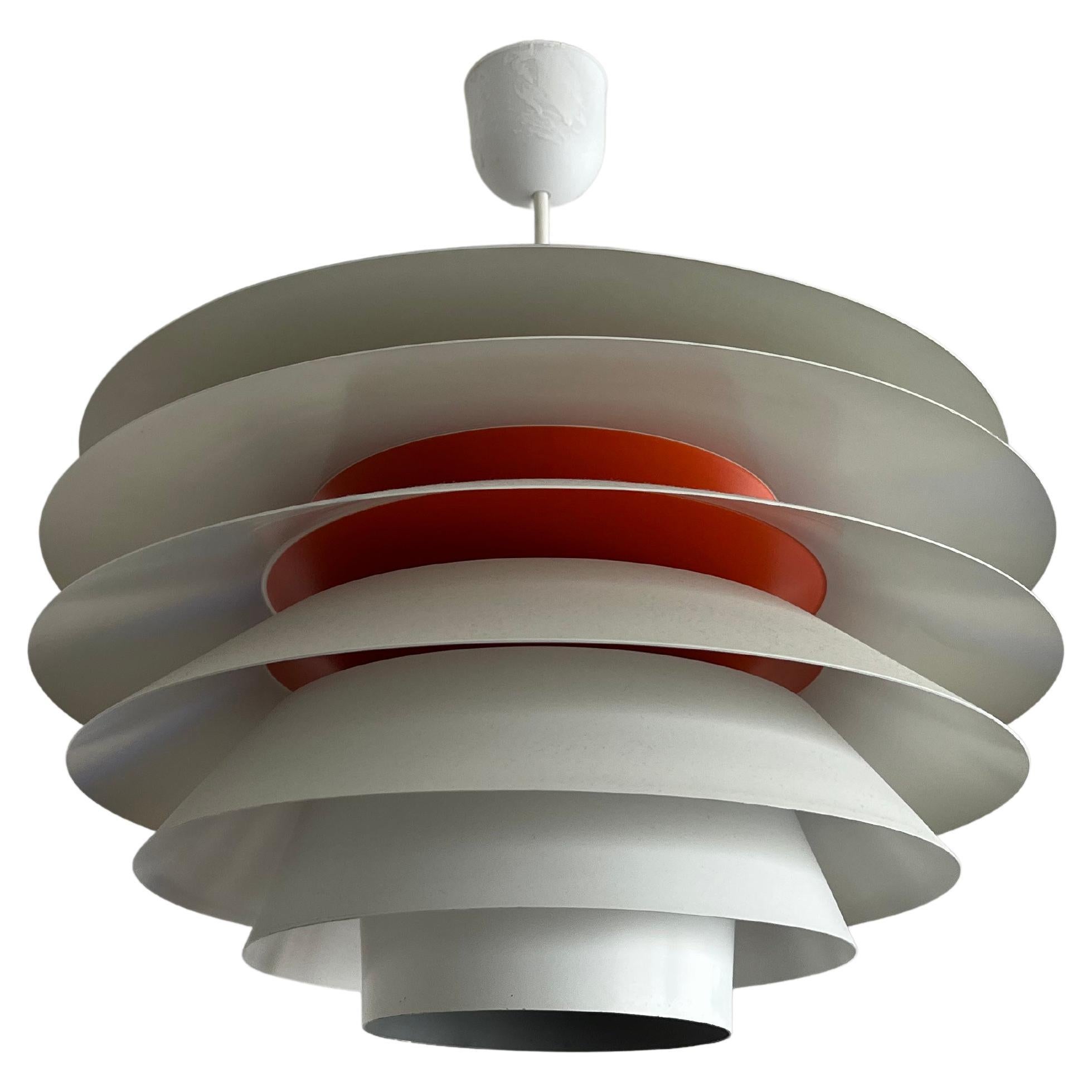 Pair of Svend Middelboe "Verona" Pendant Light Produced by Nordisk Solar, 1960s For Sale