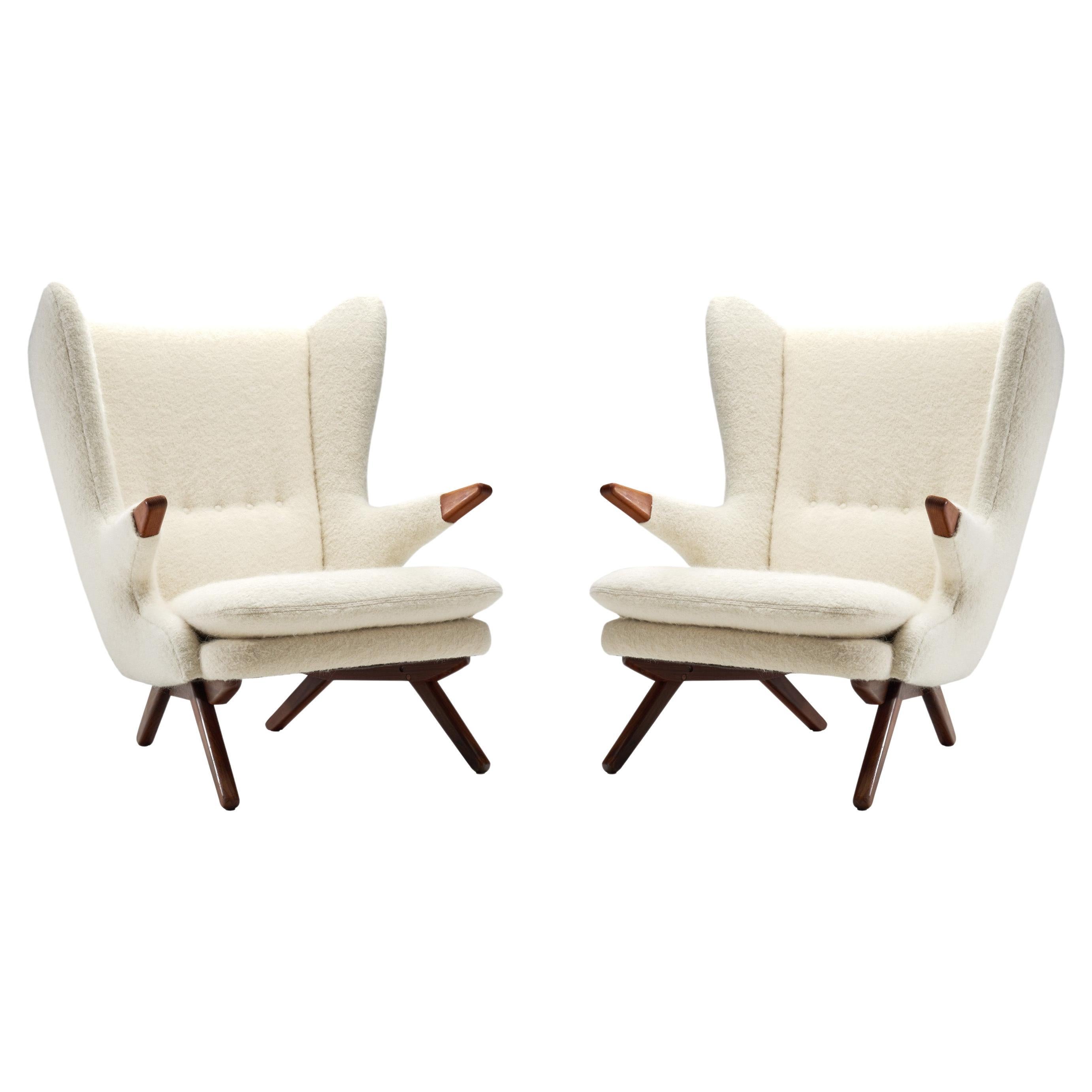 Pair of Svend Skipper Lounge Chairs for Skippers Møbler, Denmark 1960s