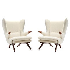 Paire de chaises longues Svend Skipper pour Skippers Møbler, Danemark années 1960