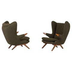 Pair of Svend Skipper “Model 91” Lounge Chairs, Denmark 1950s