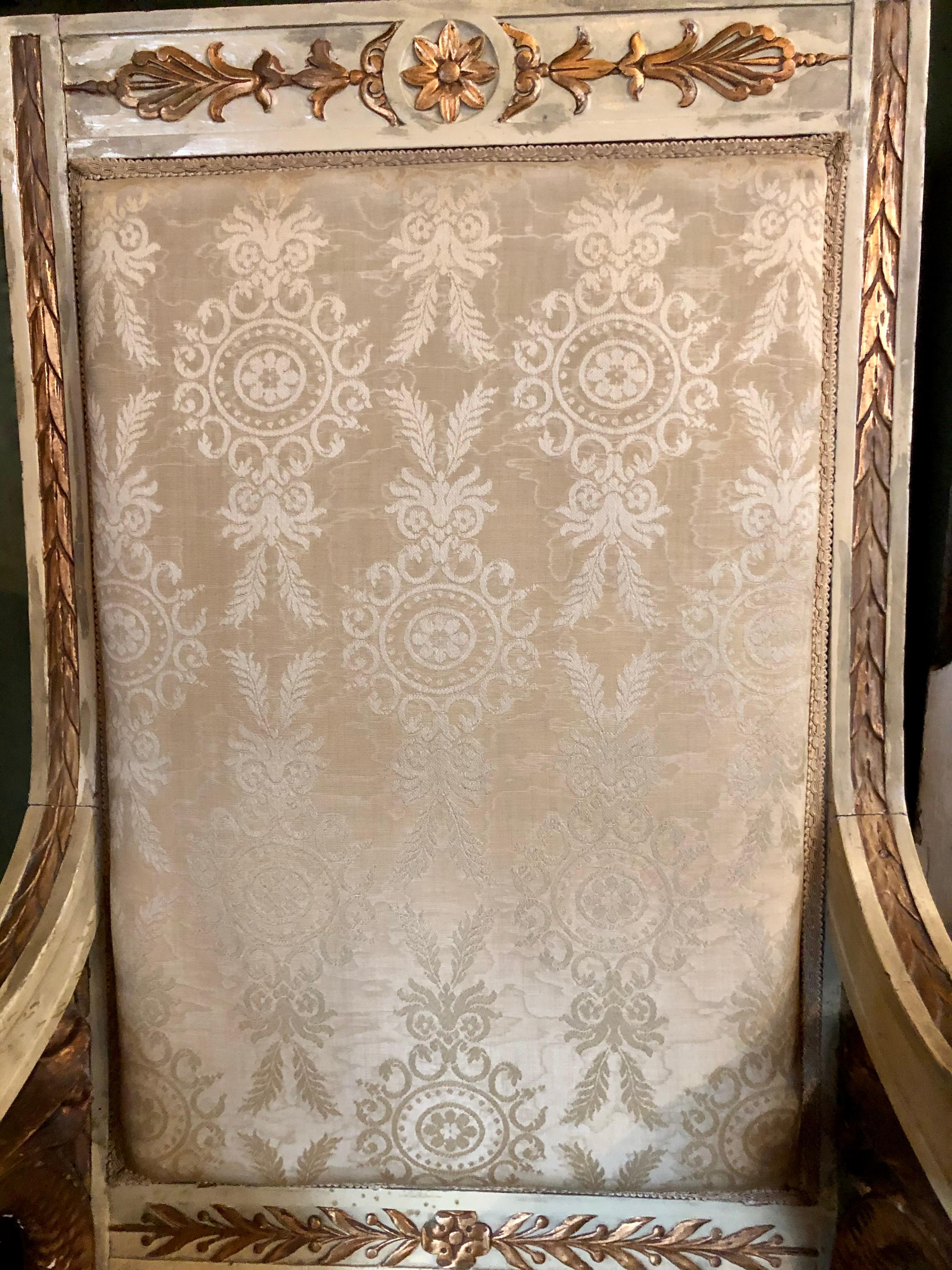 Pair of Swan 19th Century Armchairs For Sale 6