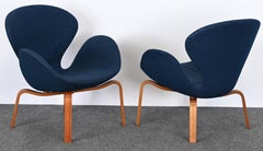 Pair of "Swan" Lounge Chairs by Arne Jacobsen, 1960s