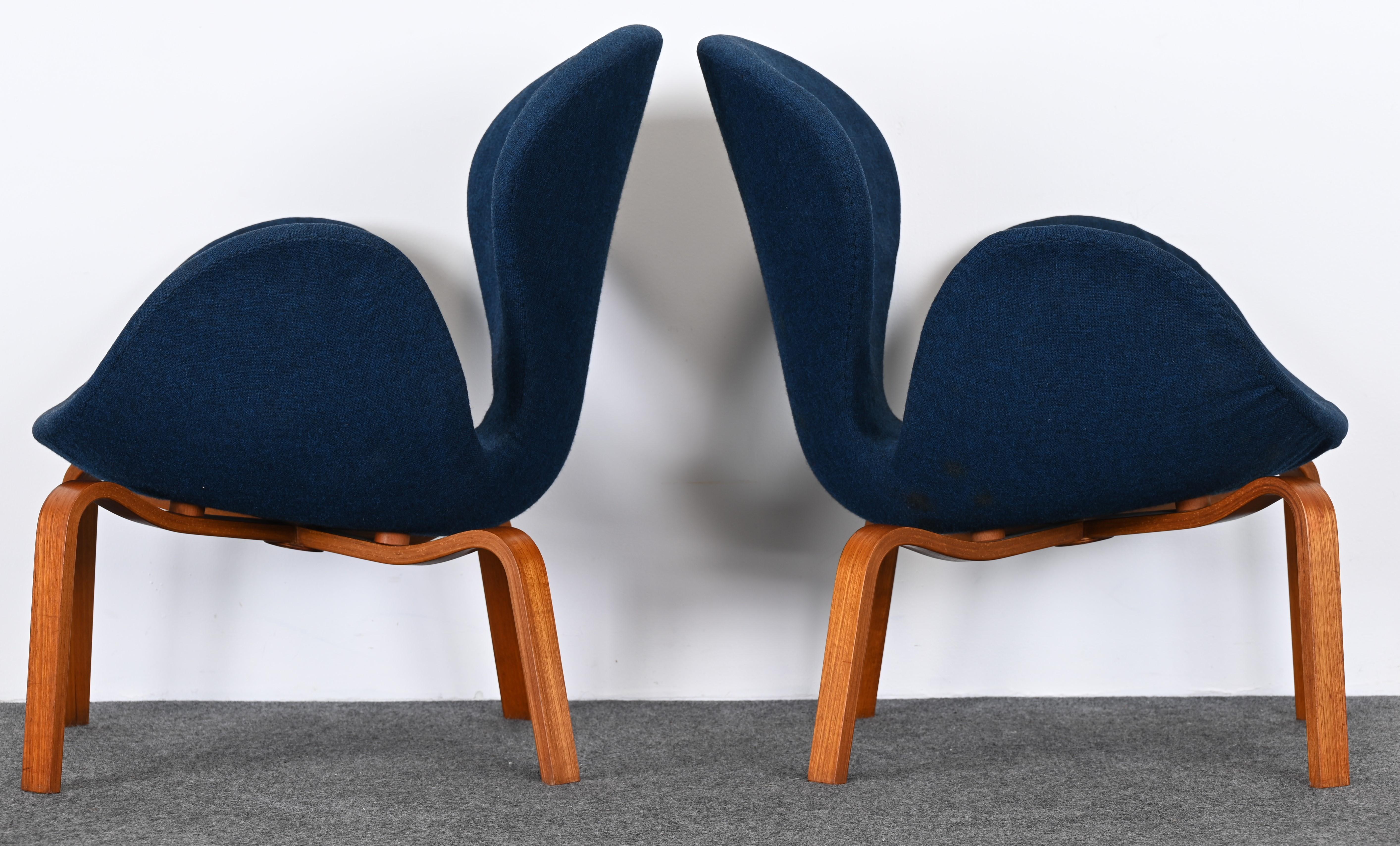 Paire de chaises longues « Swan » d'Arne Jacobsen, années 1960 2