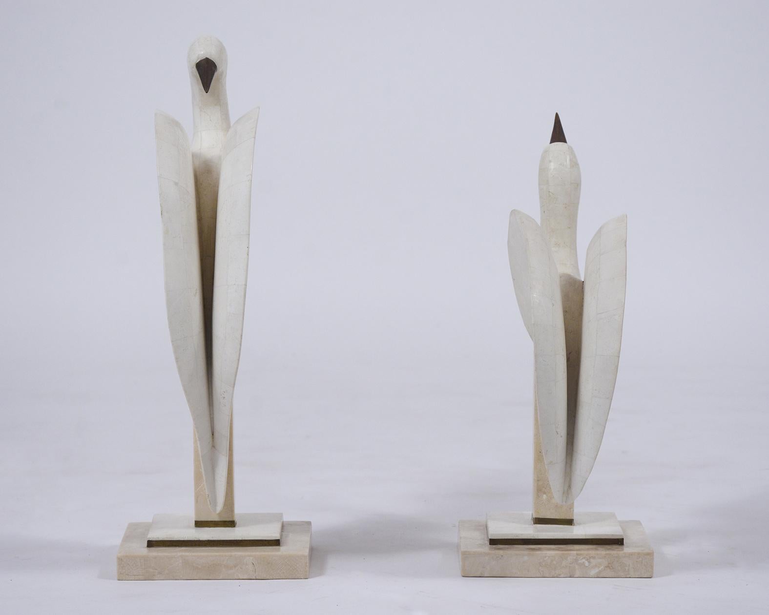 Pair of Swan Sculptures 2