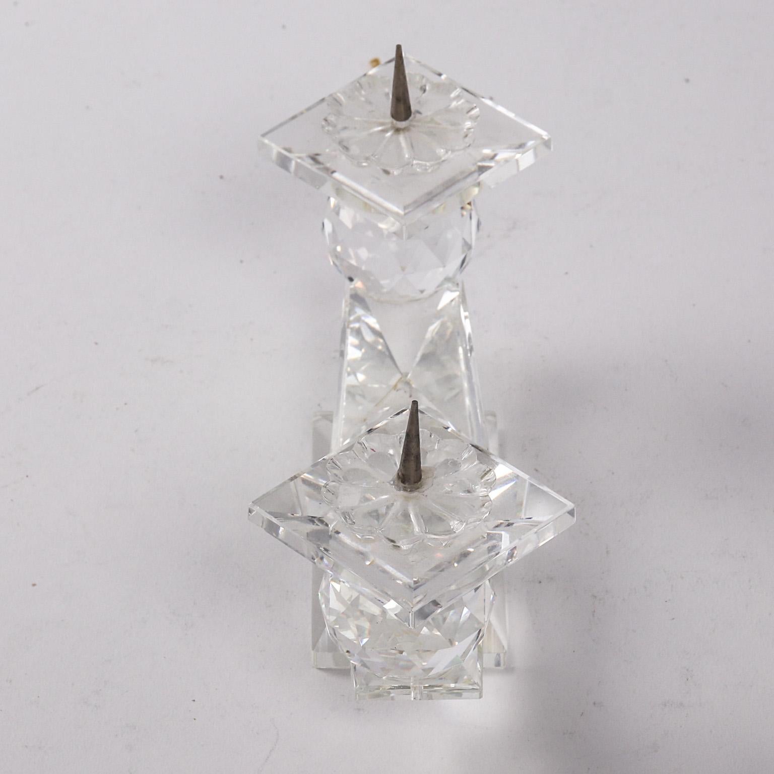 swarovski crystal candlesticks