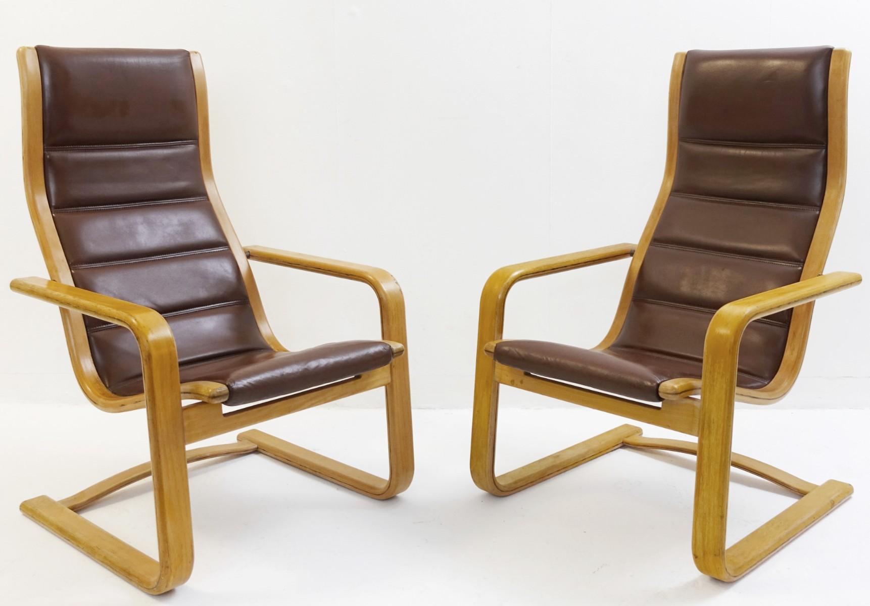 Mid-Century Modern  Paire de fauteuils 