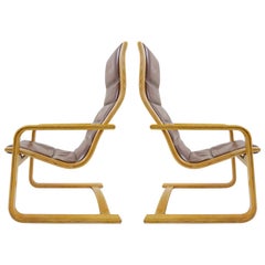  Pair of Swedese "Lamello" Easy Chairs, Yngve Ekström