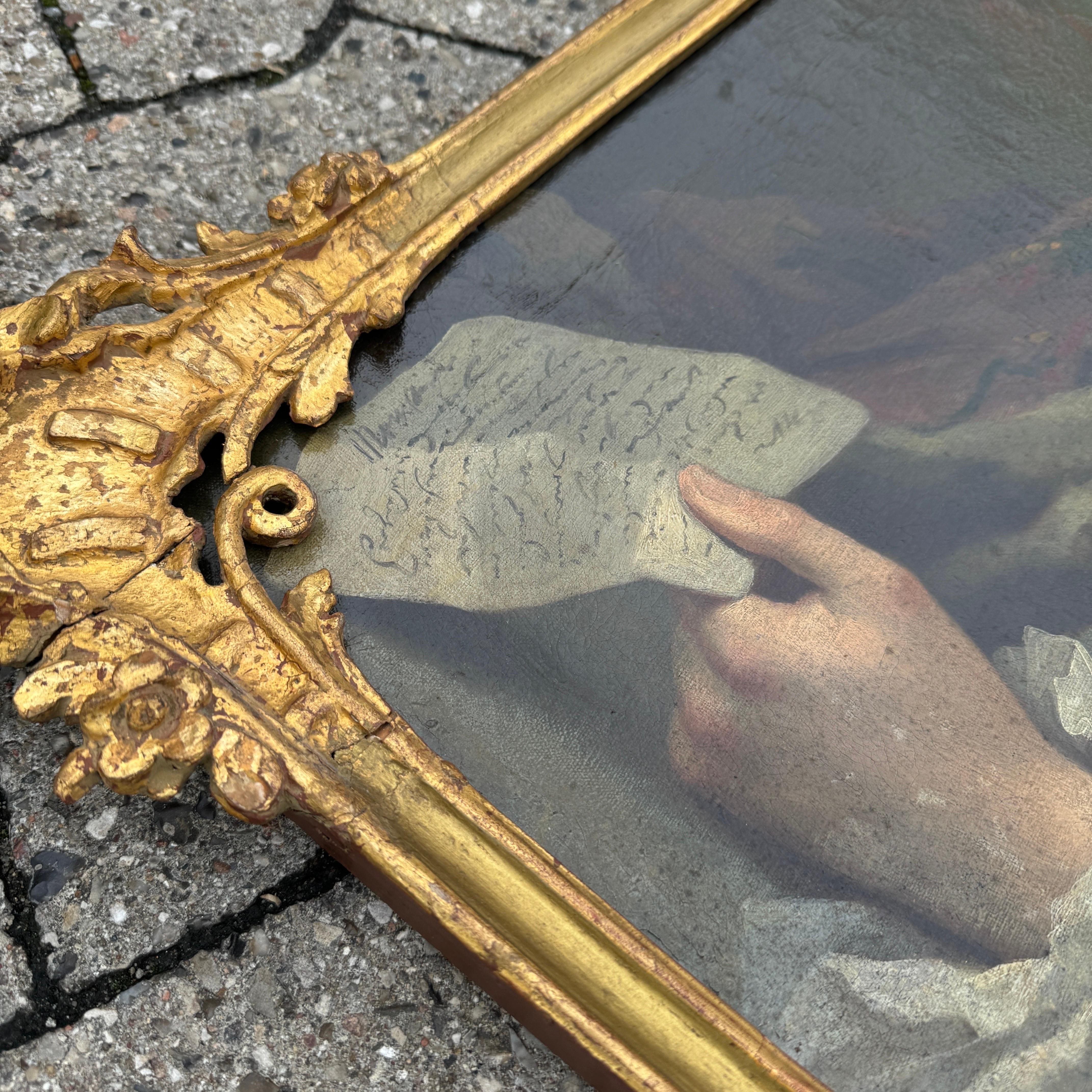 Coppia di ritratti ad olio rococò svedesi del XVIII secolo in vendita 8