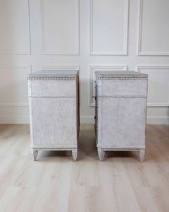 Pair of Swedish 19th Century Gustavian Style Chests of Drawers