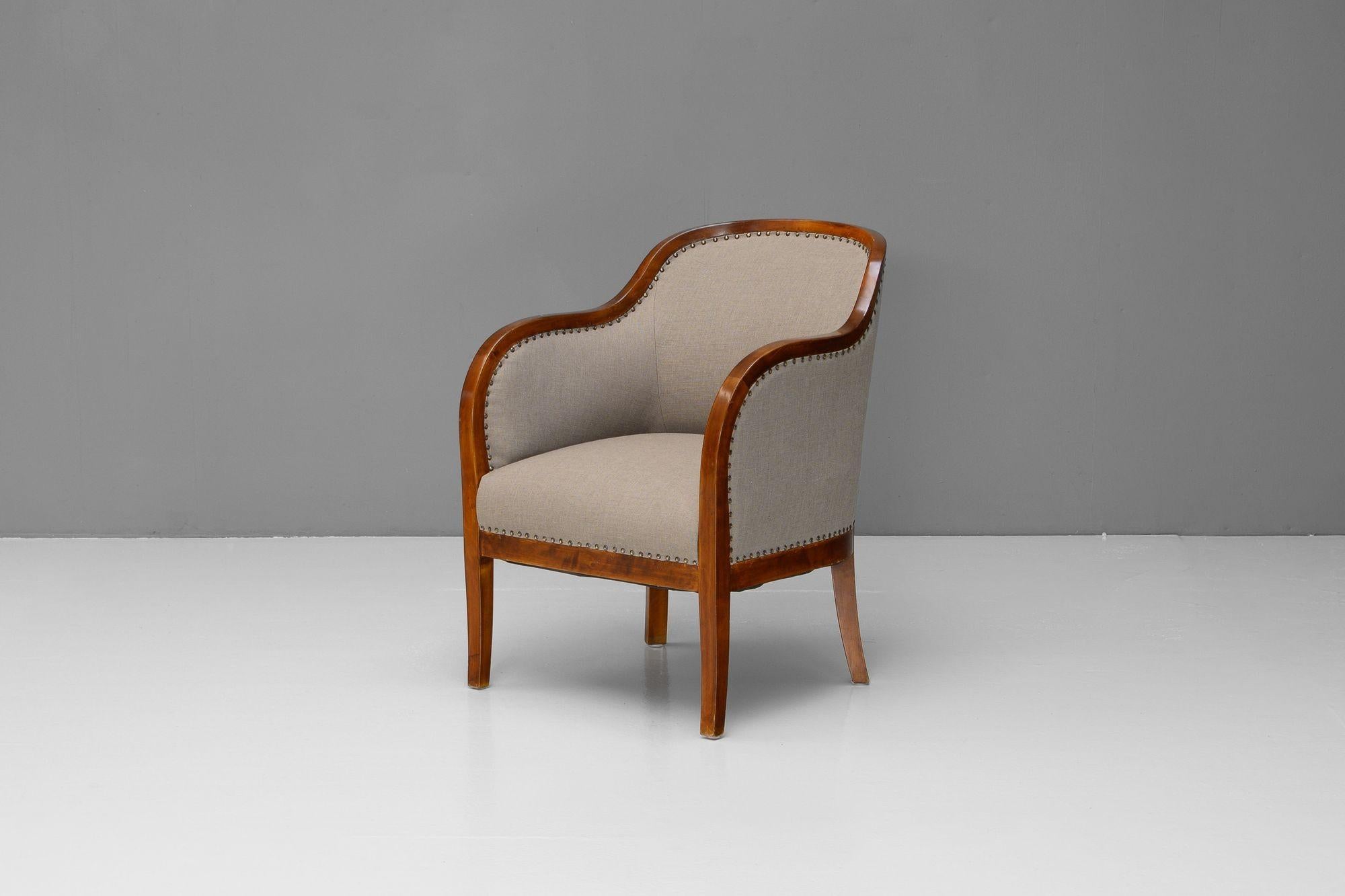 Suédois Paire de fauteuils suédois en vente