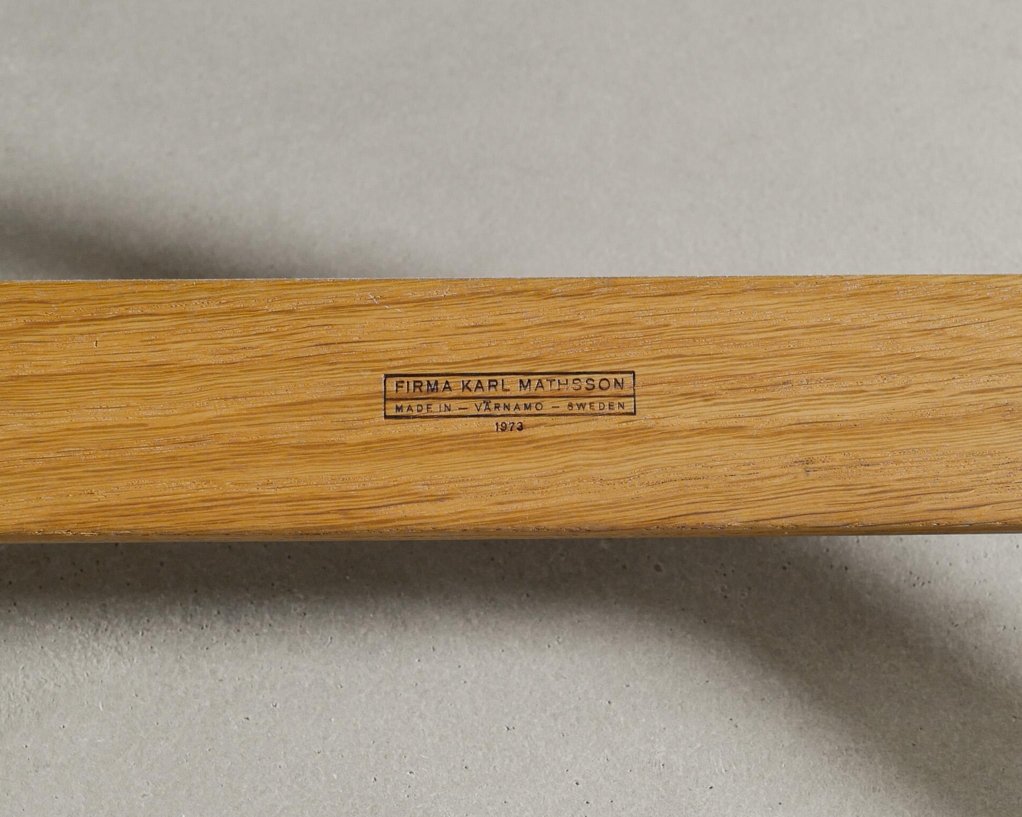 Paire de fauteuils suédois Pernilla de Bruno Mathsson en bouleau et cuir, 1973 en vente 3