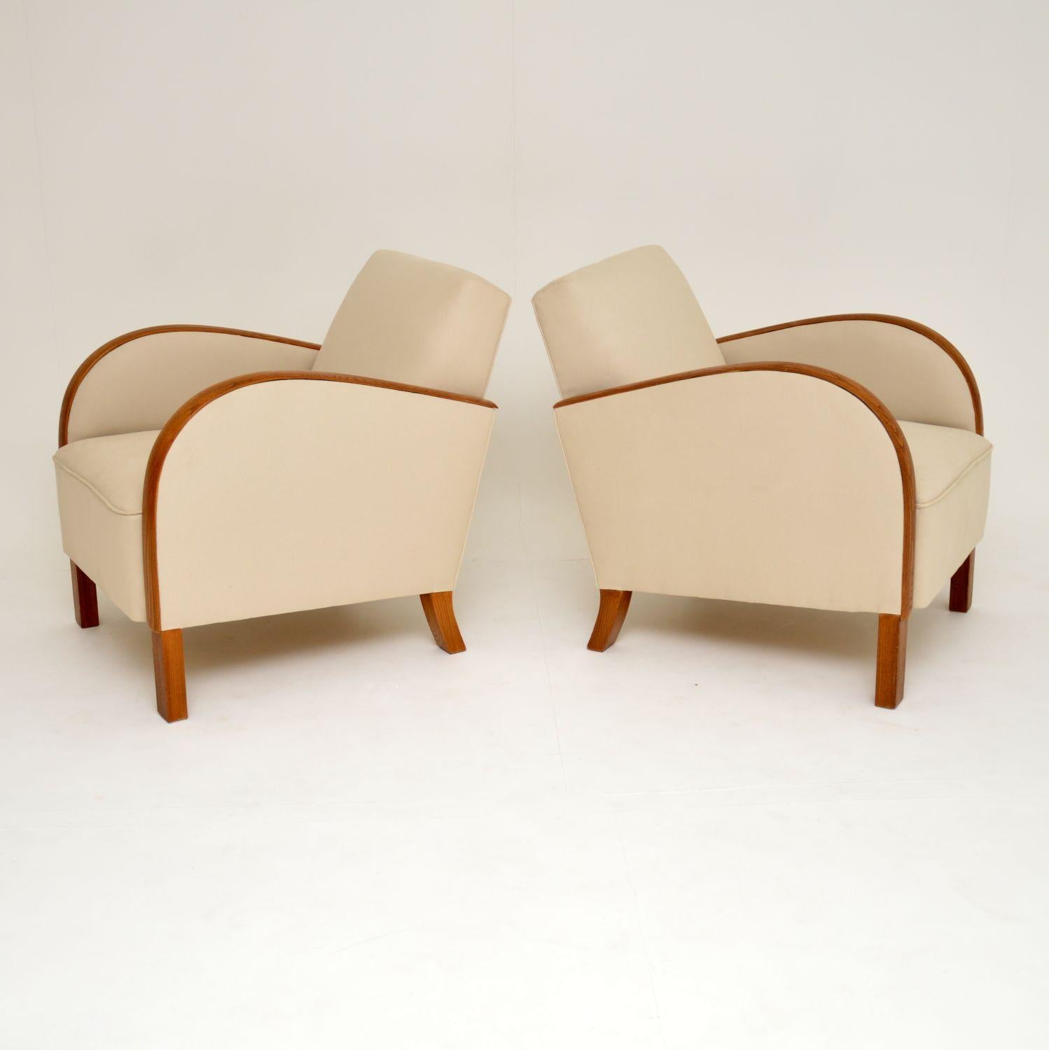 Pair of Swedish Art Deco Armchairs In Good Condition In London, GB