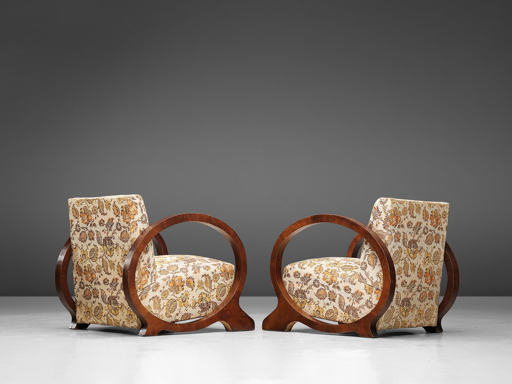 Pair of Swedish Art Deco Armchairs In Good Condition In Waalwijk, NL