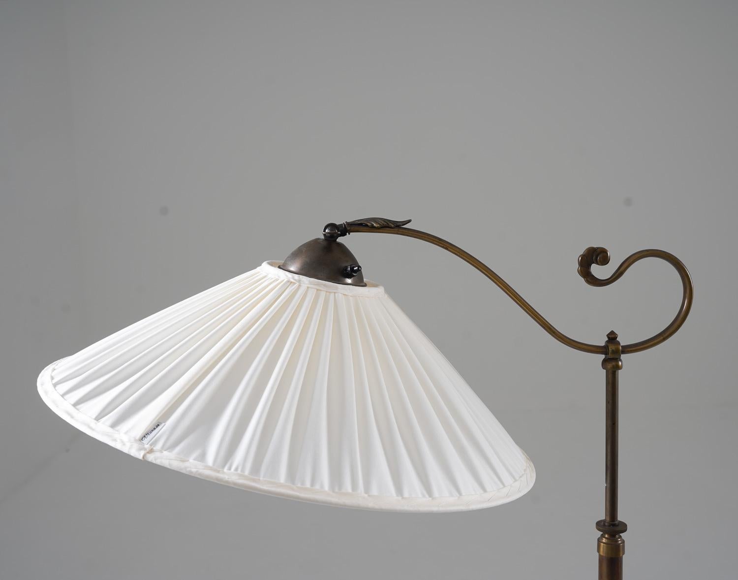 20th Century Pair of Swedish Art Deco Floor Lamps, 1930s