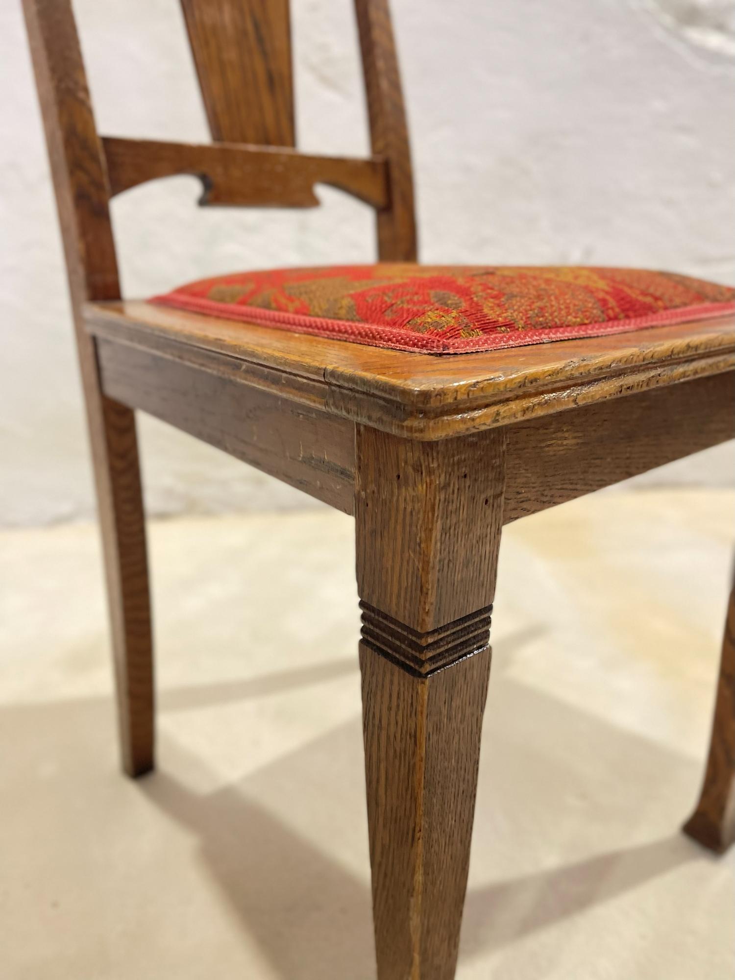 Paire de chaises suédoises Art Nouveau en Oak, vers 1910 en vente 2